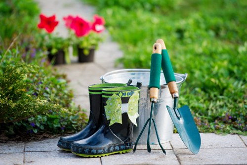 Garden design and build project for a Deptford terrace garden